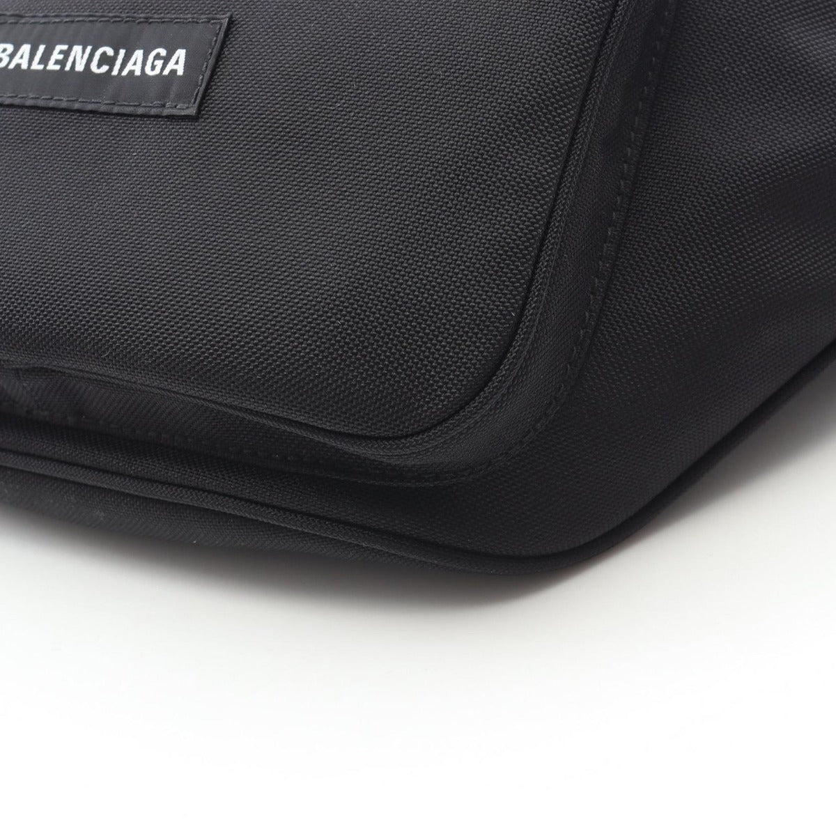 Balenciaga Waist Bag Explorer Black Canvas — view 5