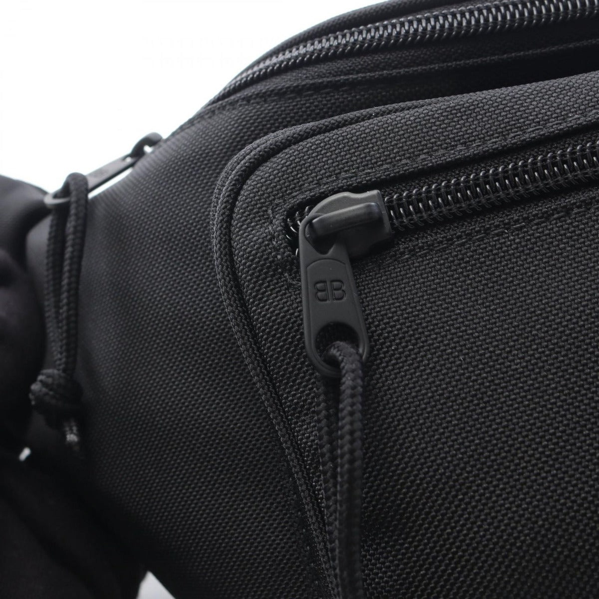 Balenciaga Waist Bag Explorer Black Canvas — view 6