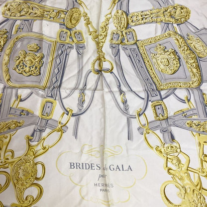 Hermes Carre 140 Ceremonial Maitre D' Surteint Brides De GALA Scarf Bag Brand