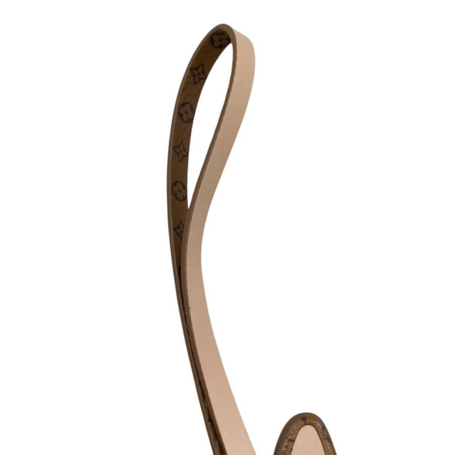 Louis Vuitton Bag Charm LV Dog M02323 Monogram Flower Creme Beige Brown Louis