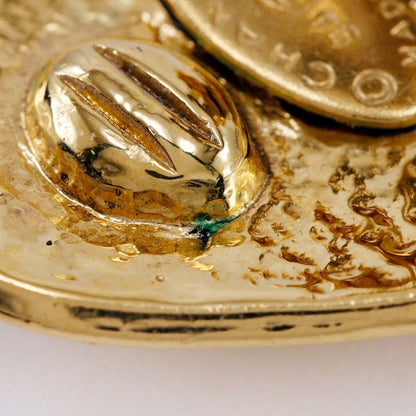 Chanel Coco Mark Vintage Gold Plated 94P Ladies 18.9g Earring