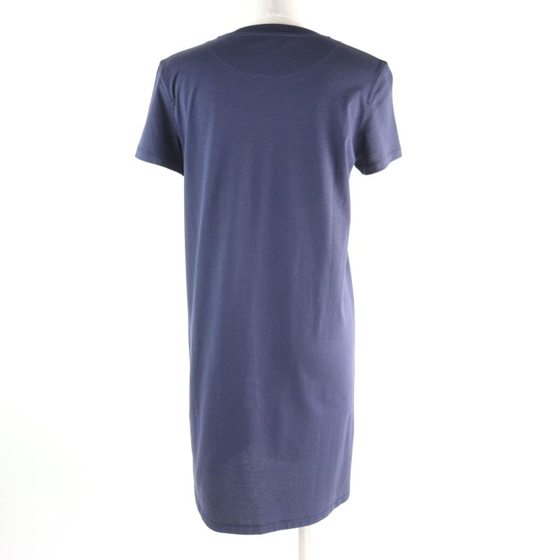 Hermes 23SS 3e4509dl 100% Cotton H Logo Embroidered Crew Neck Short Sleeves