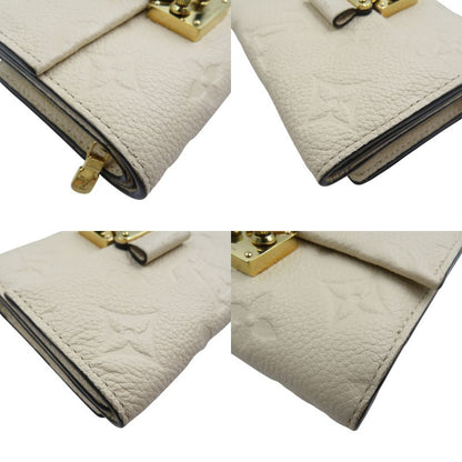Louis Vuitton Monogram Empreinte Portefeuille Metis M81071 IC Chip Gold
