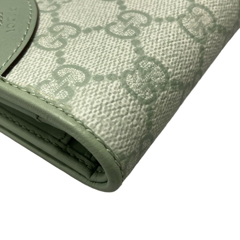 Gucci Bifold Wallet - 820692 Green Leather