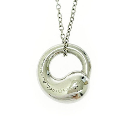 Tiffany & Co Silver Eternal Circle Necklace 4.0g 925 Engraved 479479 Necklace