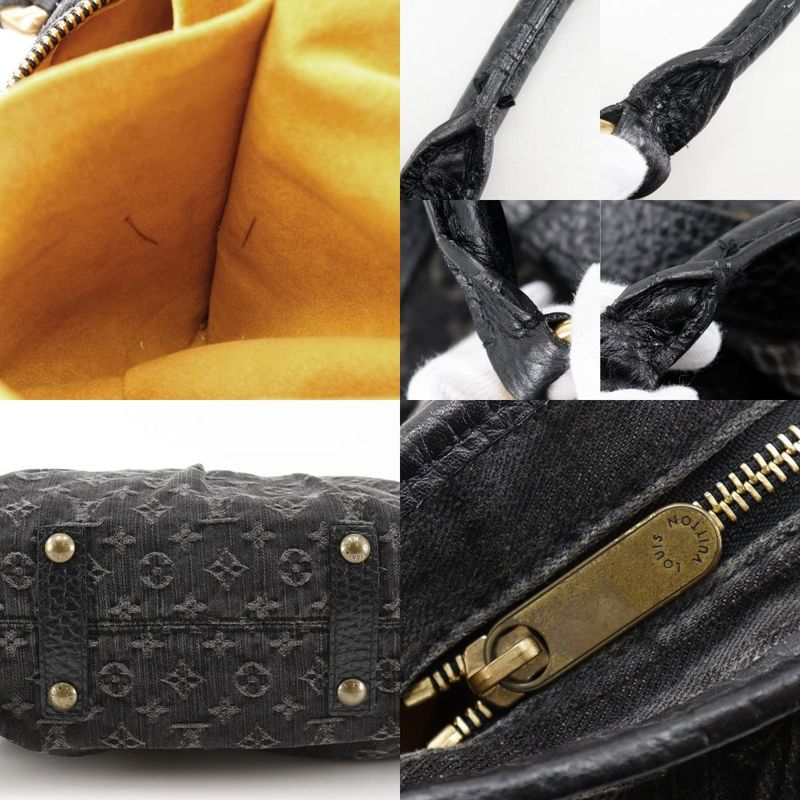 Louis Vuitton Neocavi MM 2WAY Shoulder M95351 Monogram Denim Black Sd3007