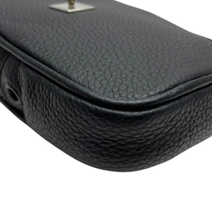Dior 21-bo-0169 Pouch Small Bag Coin Case Leather Logo Black Christian Dior