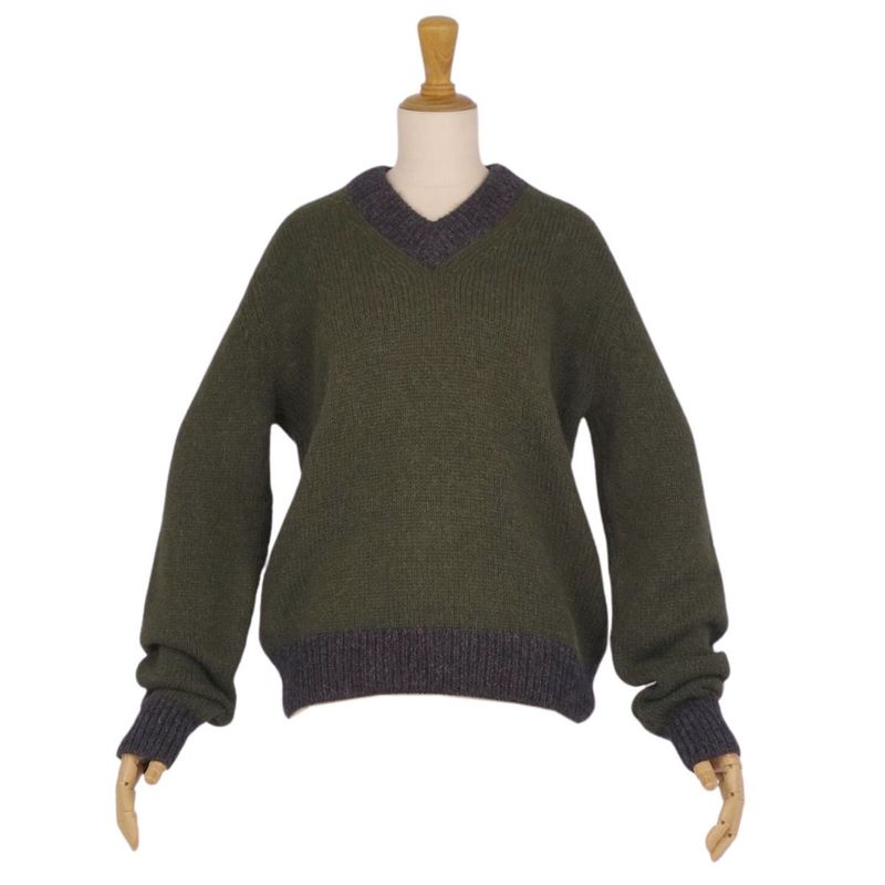 Prada Knit Sweater Long Sleeve Long Sleeve Alpaca Tote