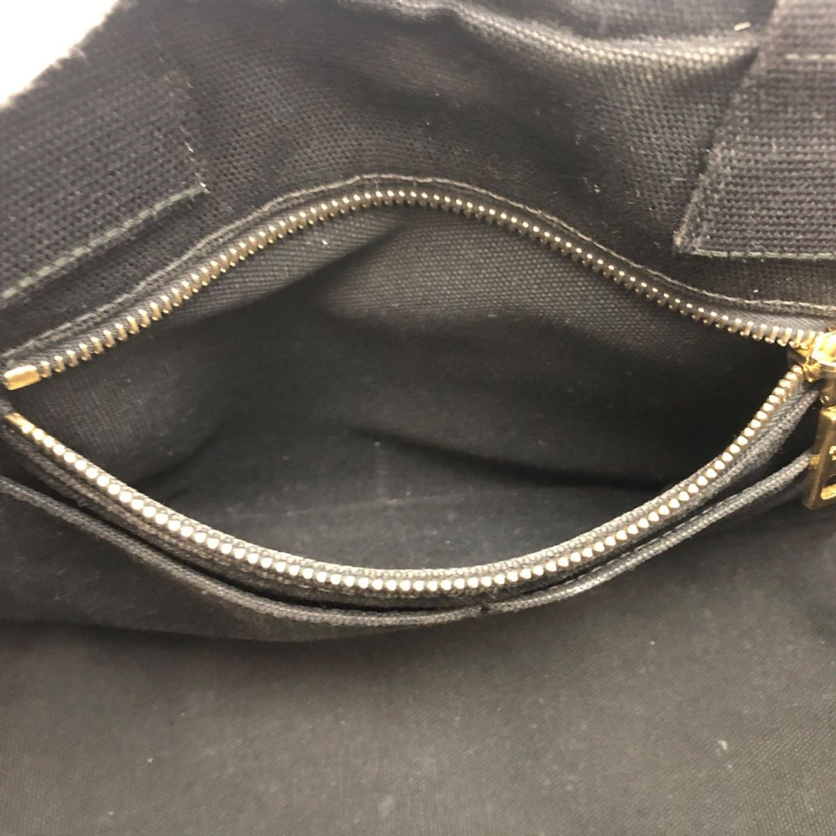 Prada Handbag Canvas Black Canapa Tote Travel Mothers Business — view 13