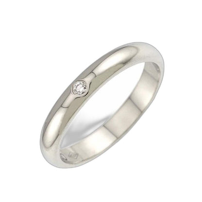 Cartier Classic Ring Diamond Pt Width Platinum
