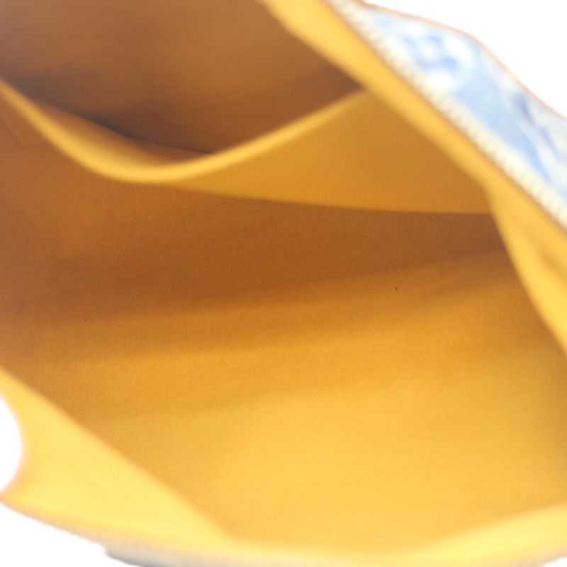 Louis Vuitton 05 M95049 Monogram Denim Baggy PM Long Strap