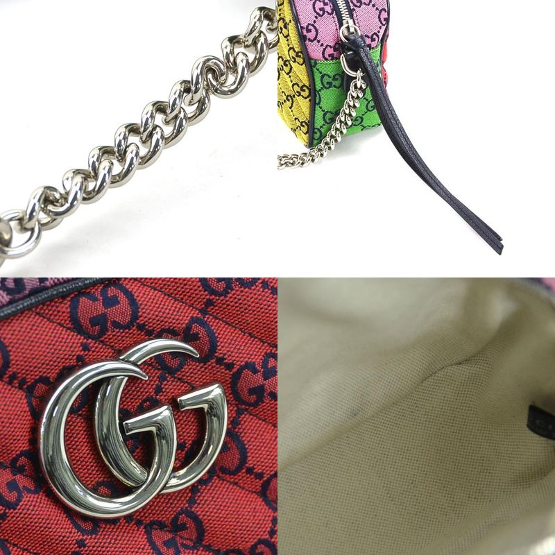 Gucci Crossbody Shoulder Bag GG Marmont 447682