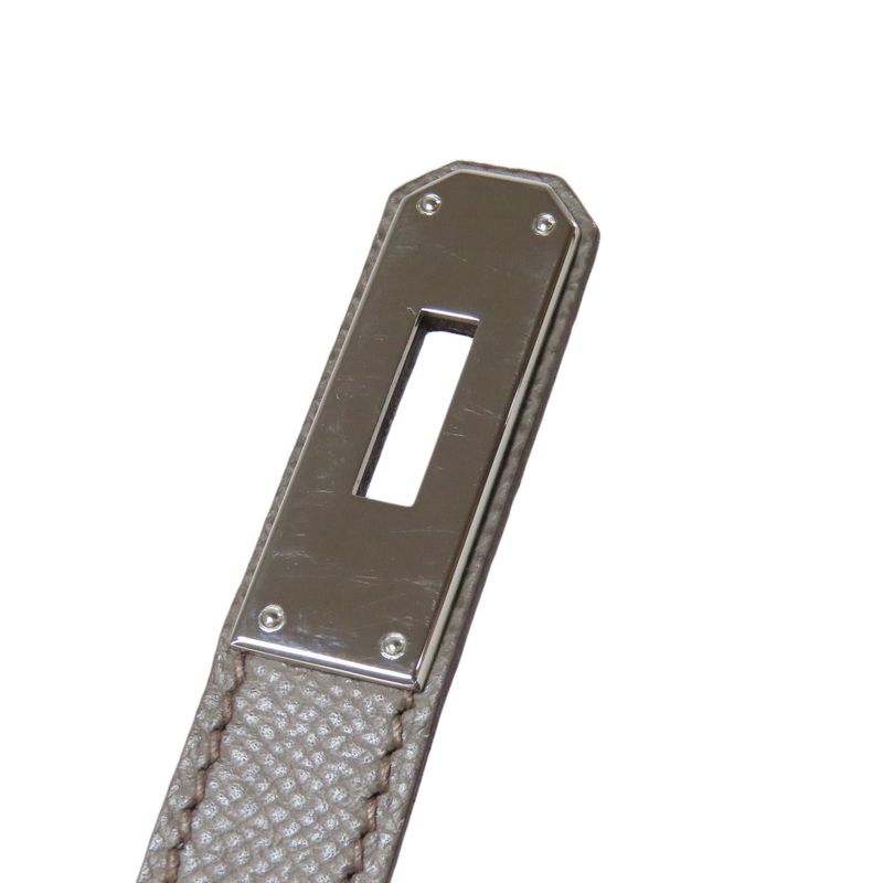 Hermes Birkin 30 Etan Silver Hardware Handbag Epson Women