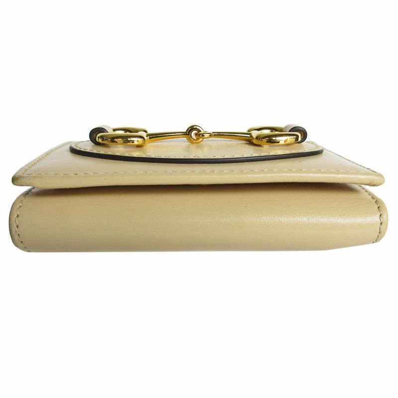 Gucci Compact Wallet Trifold Horsebit 644462