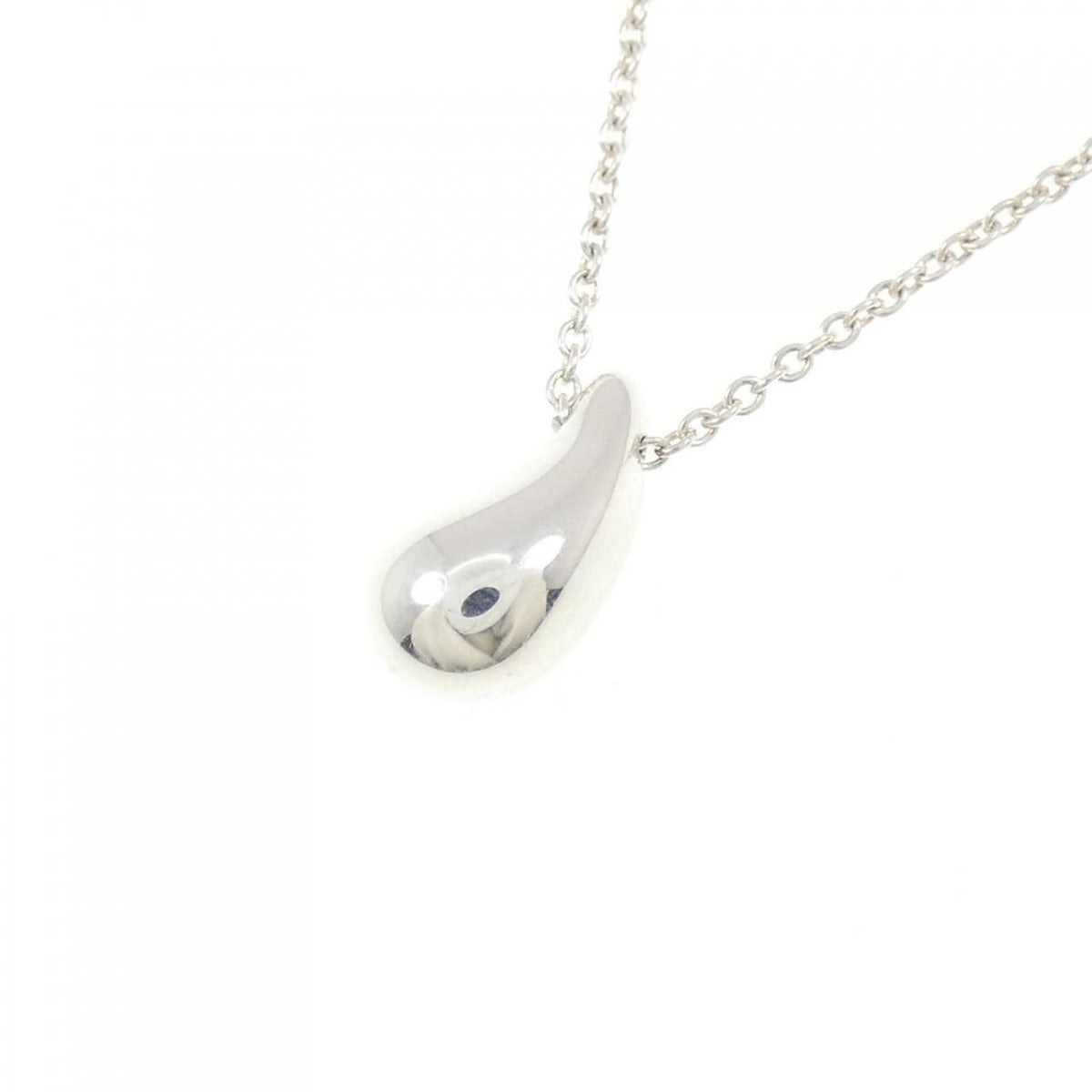 Tiffany & Co. Teardrop Sterling Silver Necklace — view 3