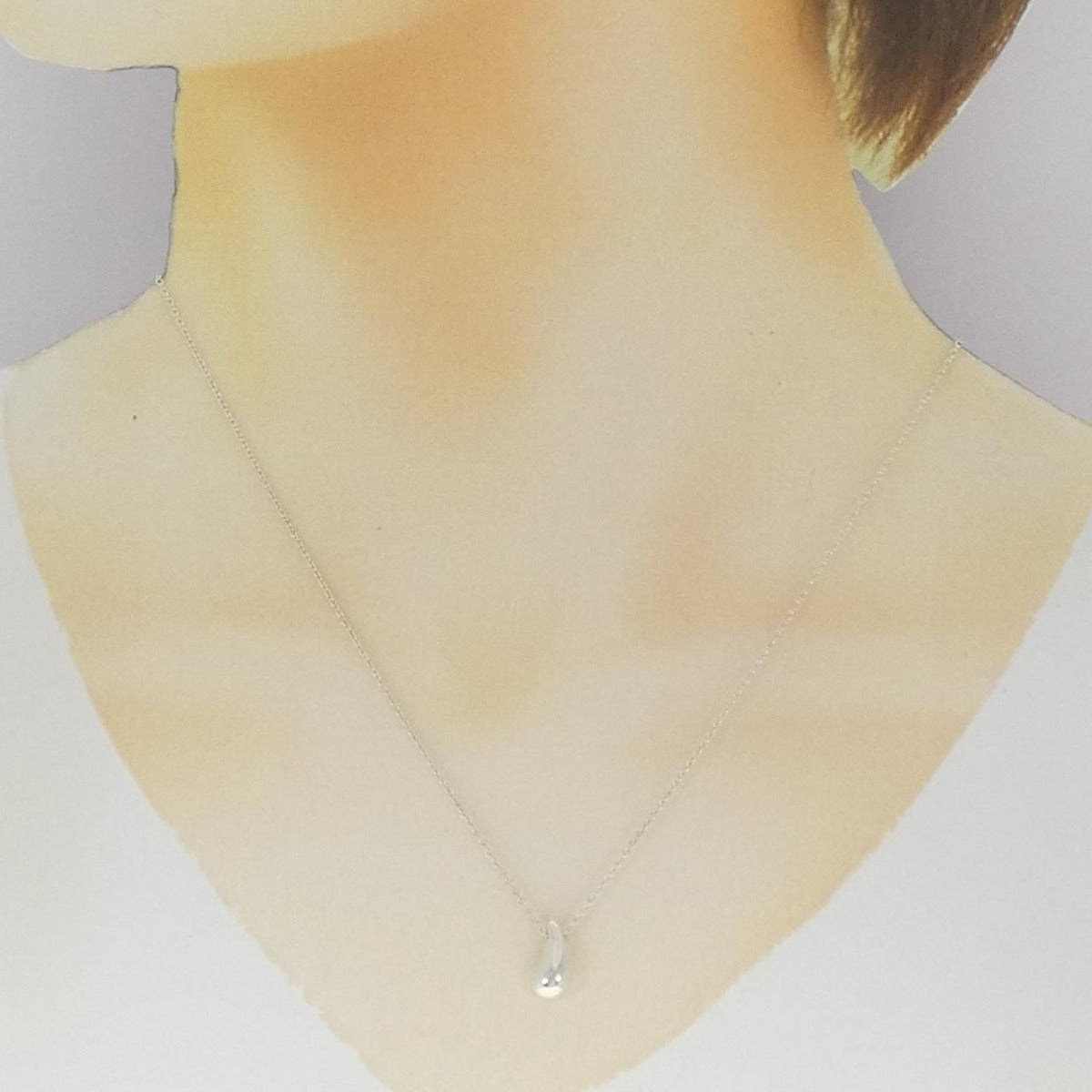 Tiffany & Co. Teardrop Sterling Silver Necklace — view 5