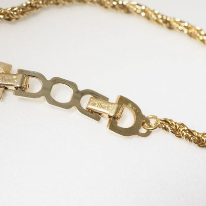Christian DIOR Vintage Necklace Chain Necklace 20250630 Ra5176