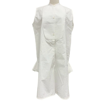 Loewe Dress Cotton White Shirt Sleeveless