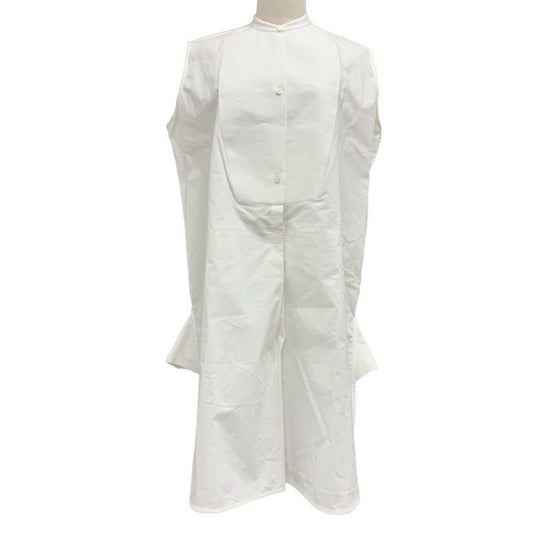 Loewe Dress Cotton White Shirt Sleeveless