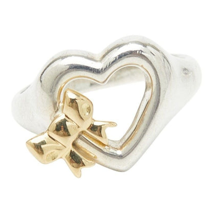 Tiffany & Co Heart Ribbon Ring Yellow Gold