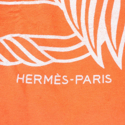 Hermes 25SS Yachting - Tattoo/cadrige PM 100% Cotton Geranium Bath Towel Made