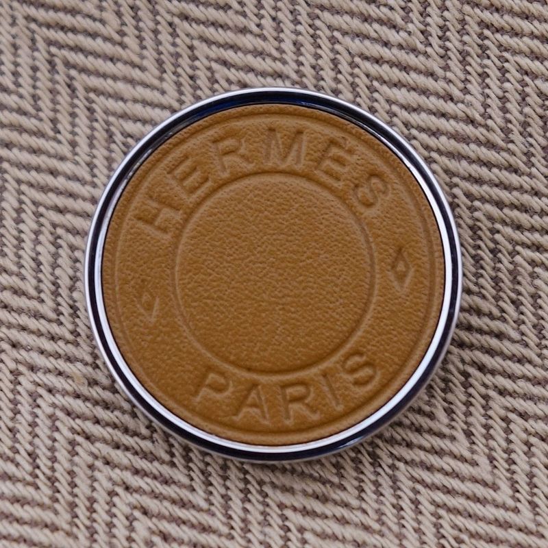 Hermes Coat 2024ss Serie Buttons Cotton Gi