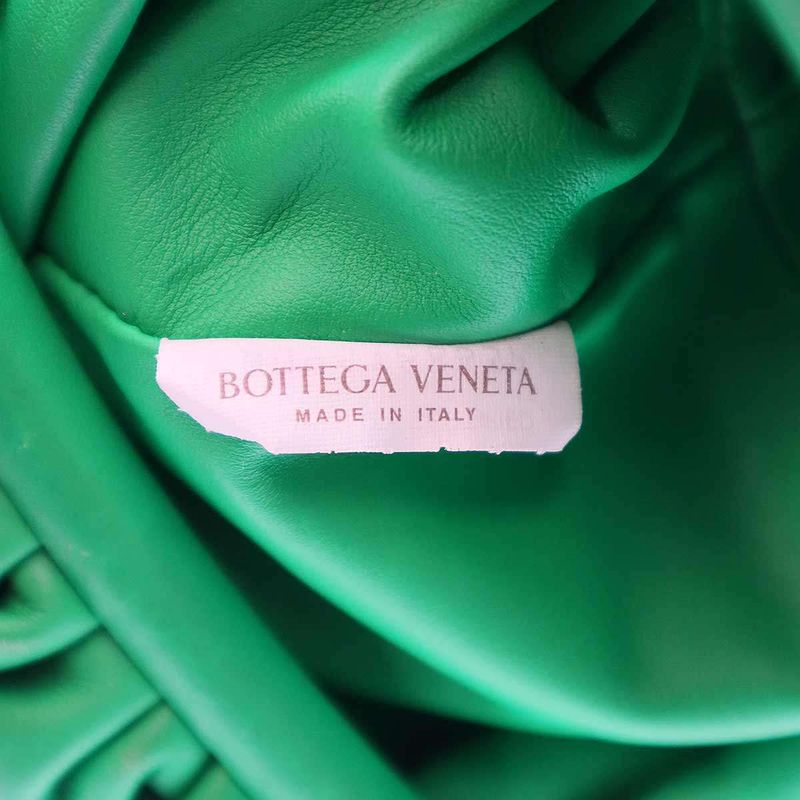 Bottega Veneta the Pouch Leather Mini Clutch Shoulder Bag Green