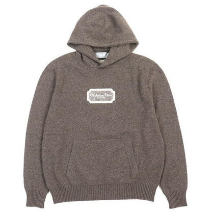 Dior Homme 313 M658 At474 100% Cashmere Pullover Hoodie Knit Brown