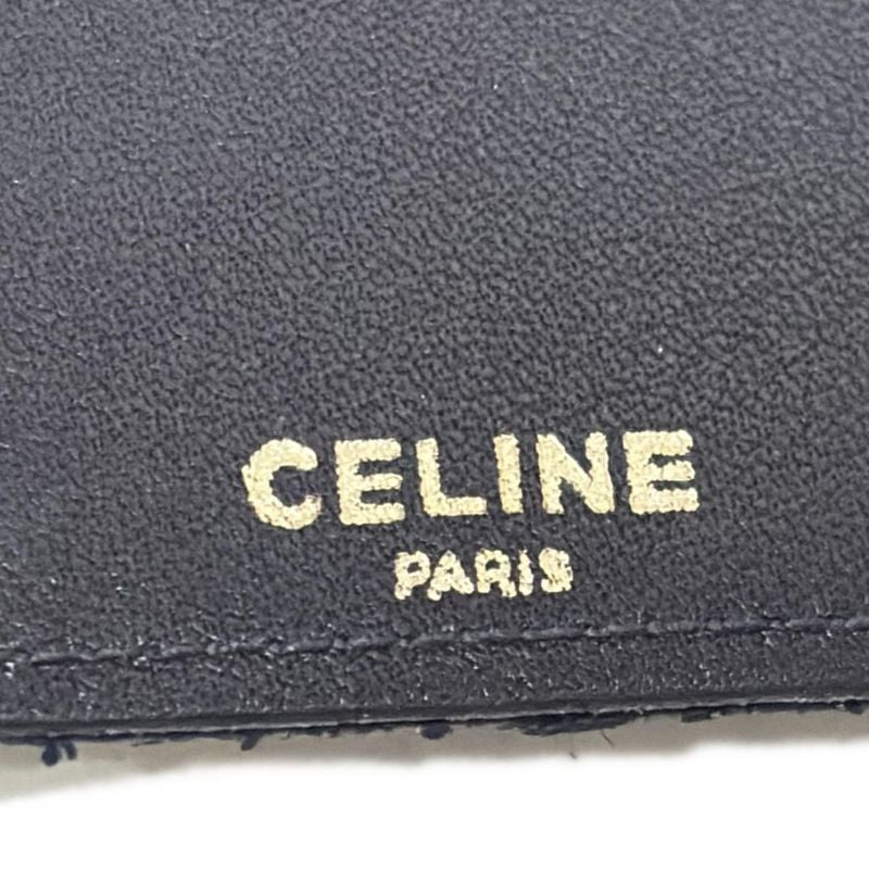 Celine Key Case - Dark Navy And Light Brown 6 Hooks Leather