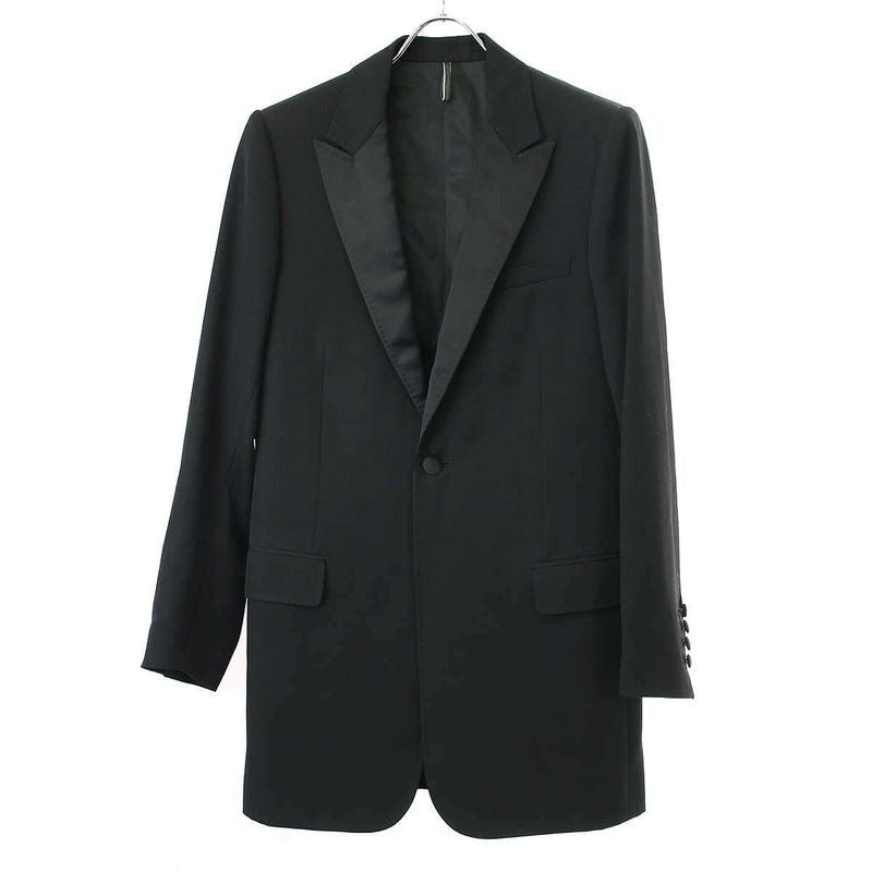 Dior Homme 2005 AW Smoking Long Jacket 5 Black 44