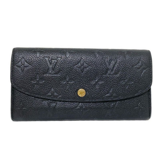 Louis Vuitton Monogram And Empreinte Portefeuille Emilie Long Wallet M62369