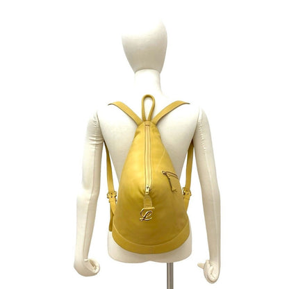 Loewe Vintage Anagram Log Leather Backpack — view 2