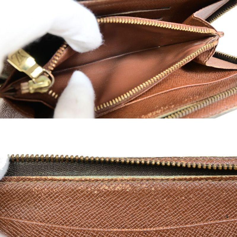 Louis Vuitton Long Wallet Portmonnais Zip Monogram M61727 01fa750