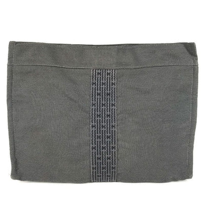 Hermes Pouch Her Line Cotton Gray