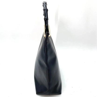 Gucci Tote Bamboo Leather Black Formal Travel Business — view 3
