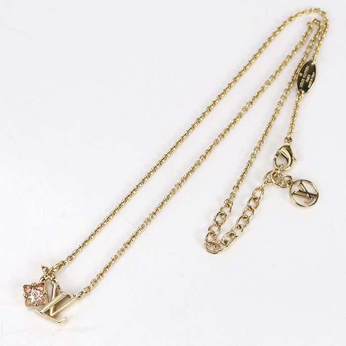 Louis Vuitton Collier Lou Glam M00783 Necklace Metal Ladies