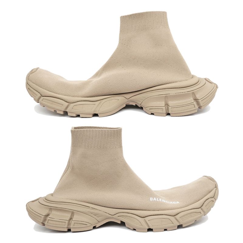 Balenciaga 3XL Knit Socks Sneakers - 758483 Beige Size 28.5 Men's Shoes