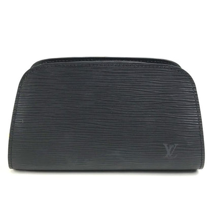 Louis Vuitton Cosmetic Pouch Dauphine PM M48442 Epi Leather Noir Black