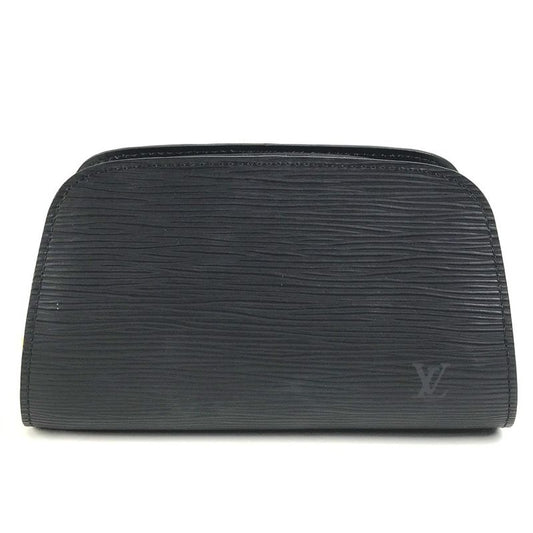 Louis Vuitton Cosmetic Pouch Dauphine PM M48442 Epi Leather Noir Black