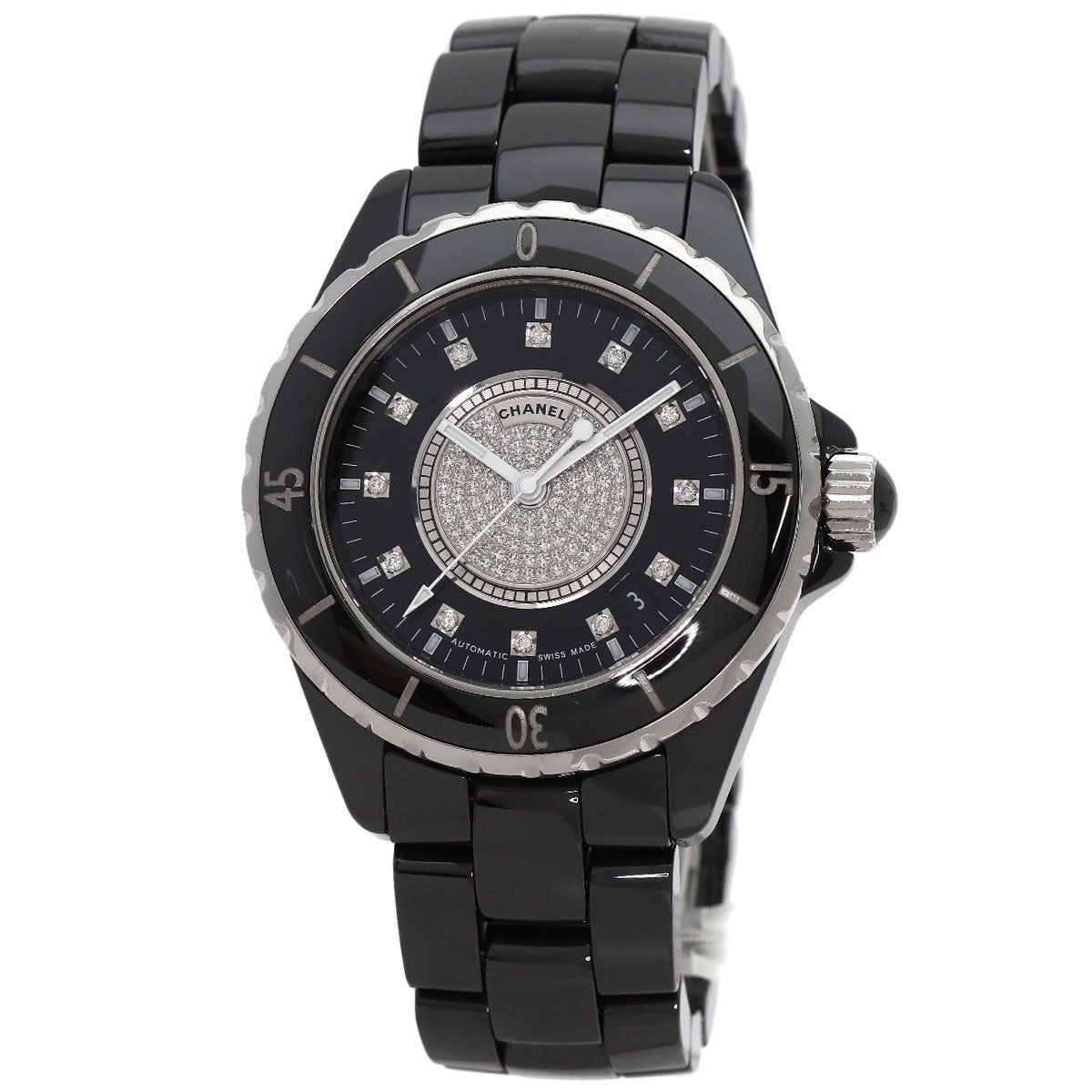 Chanel Diamond Watch Ceramic