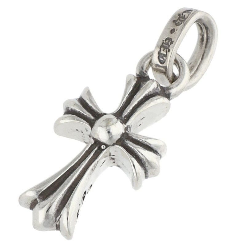 Chrome Hearts Crs Bbyfat Baby Fat Charm Silver Necklace Top
