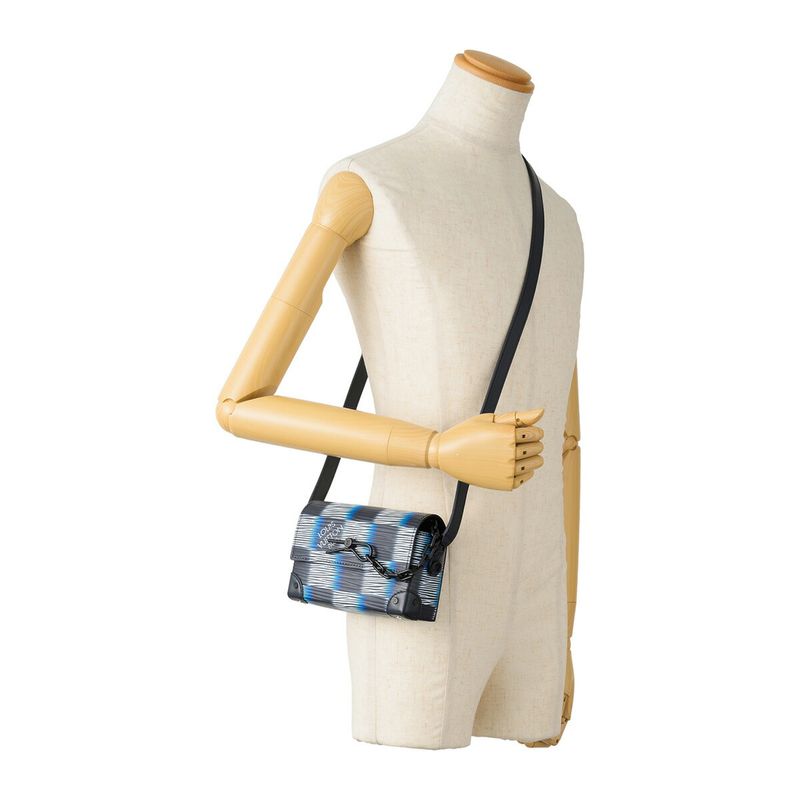 Louis Vuitton Shoulder Bag Steamer Wearable Wallet Blue