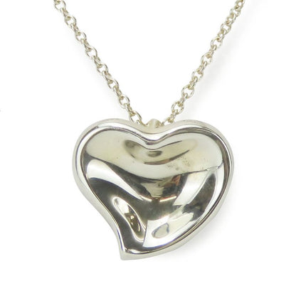 Tiffany & Co Necklace Curved Heart 925 Silver Approx 4.1g Silver Accessories