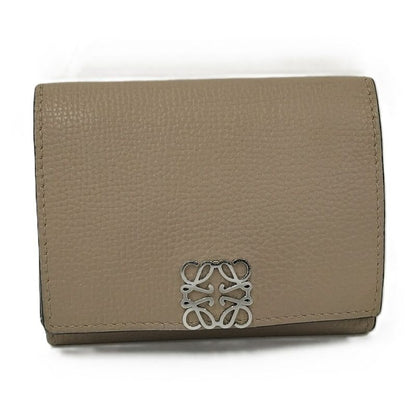 Loewe Trifold Wallet Leather Grey