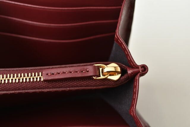 Fendi Wallet Fendi Long Wallet F IS Fendi 8m0251 A18B F14mk Leather Burgundy