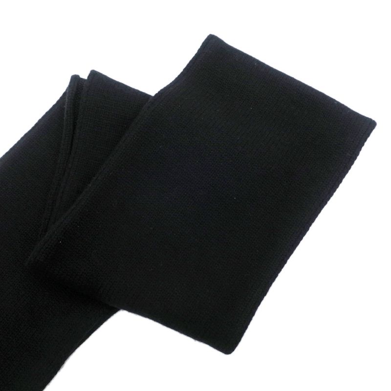 Celine Muffler - Black BK Triomphe Logo Wool Ladies Accessories Others