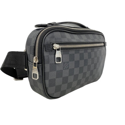 Louis Vuitton Belt Bag Damier Graphite Ambler Black Gray — view 2