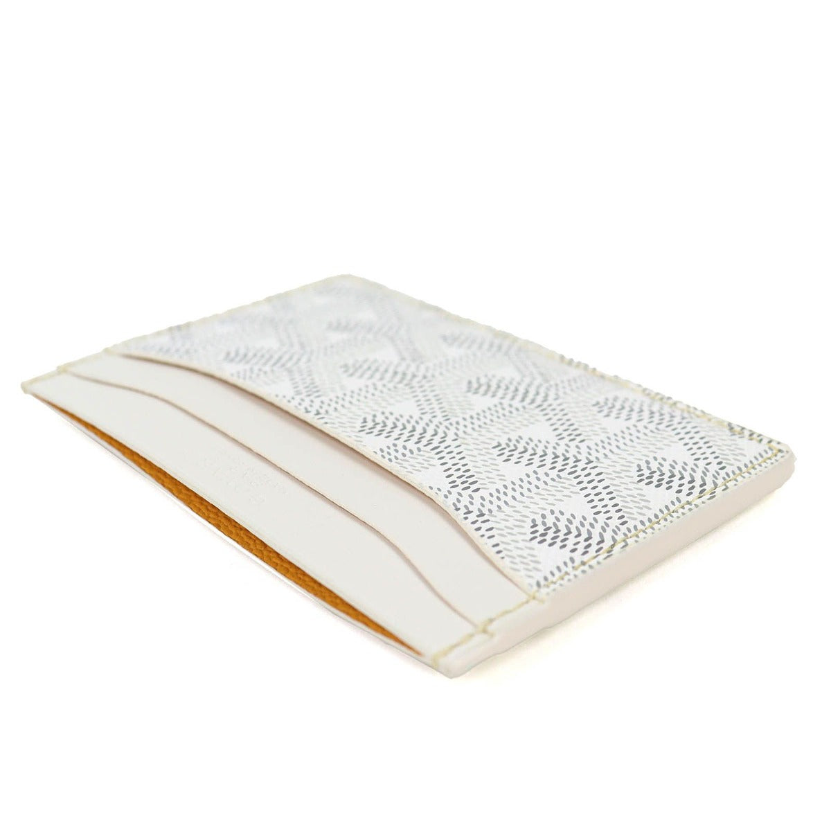 Goyard Saint-sulpice Leather Herringbone Pass Case Commuter Card — view 4