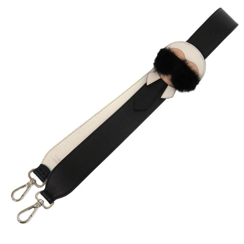 Fendi Carlito Karl Lagerfeld 7 C0258 Leather Black 0790 Shoulder Strap