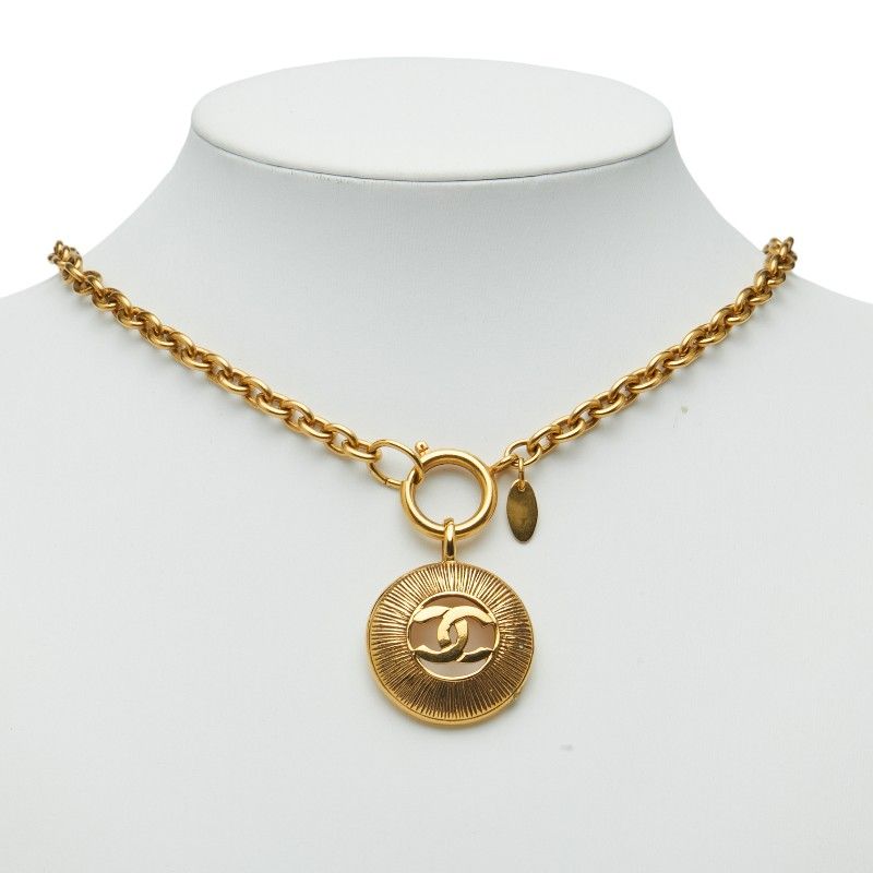 Chanel Coco Mark Gold Plated Ladies Chanel